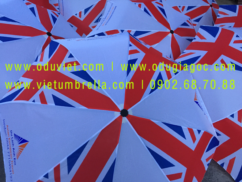 xưởng sản xuất ô dù cầm tay in logo quảng cáo
